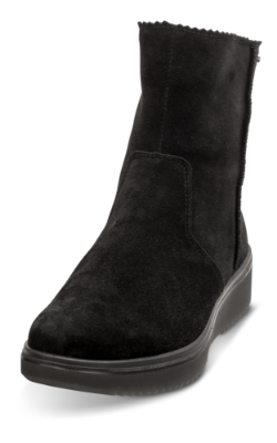 Legero kort damestøvlett sort 509623