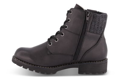 Jana Comfort kort damestøvlett sort 8-8-26210-23