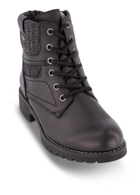 Jana Comfort kort damestøvlett sort 8-8-26210-23