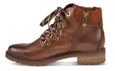 Marco Tozzi kort damestøvlett brun 2-2-25207-23