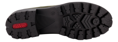 Rieker kort damestøvlett grøn 99284-54