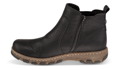 Rieker kort damestøvlett sort Z0162-00