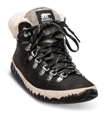 Sorel kort damestøvle sort 1869941