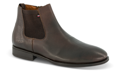 Tommy Hilfiger kort herrestøvle brun FM0FM03053