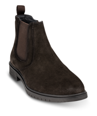 Odiin kort herrestøvlett mørkebrun