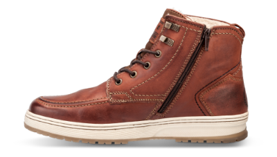 Bugatti kort herrestøvle brun 32133456