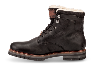 Bugatti kort herrestøvle sort 32160052