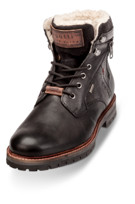 Bugatti kort herrestøvle sort 32160052