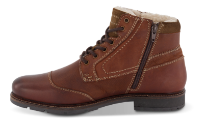 Odiin kort herrestøvlett brun