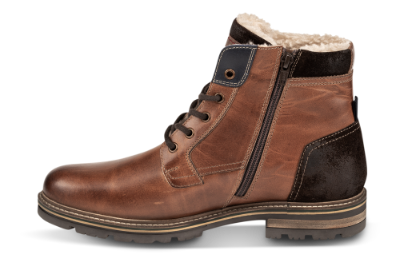 Odiin kort herrestøvlett brun