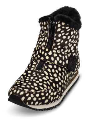 Woden Wonder børnestøvle sort/hvid WW3300