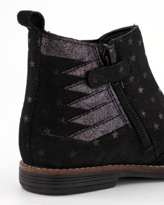 Skofus barnestøvlett sort