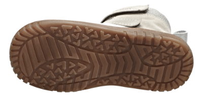 Skofus barnestøvlett sølv