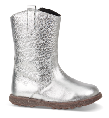 Skofus støvlett sølv