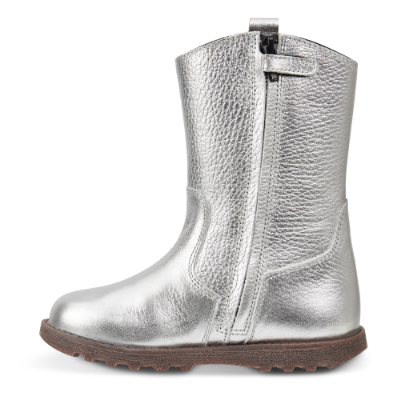 Skofus støvlett sølv