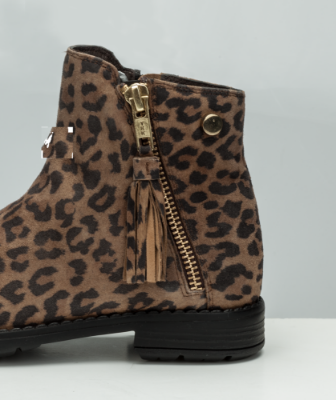 MiaMaja barnestøvlett leopard