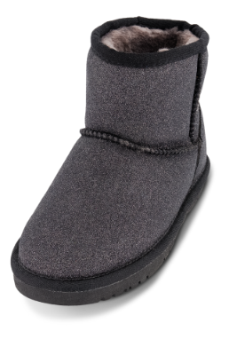 Rugged Gear barnestøvlett sort glitter 20108 Bondi Glit