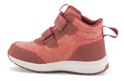 Viking Bouncy Glitter Mid WP High Sneaker Rosa 3-55510