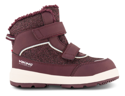 Viking Mispel Warm 2V WP Vinterstøvel Lilla 3-96385