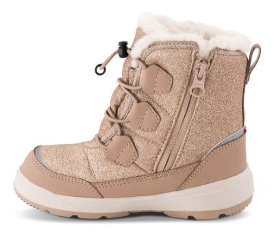Viking Mispel Toasty Glitter Warm GTX Vinterstøvle Beige 3-96010