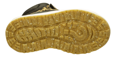 Woden Wonder barnestøvlett leopard WW9020