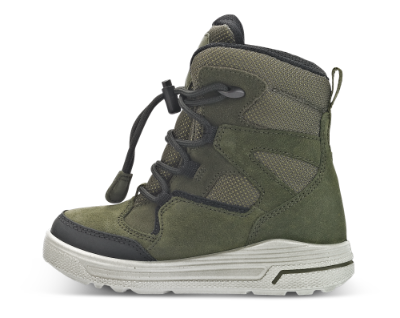 ECCO barnestøvlett olivengrønn 722252 URBAN SNO
