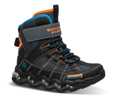 Skechers barnestøvlett sort 90737L