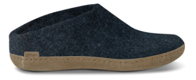 Glerups Tøffel med Skindsål Blå