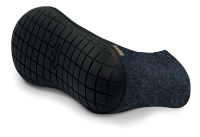 Glerups Hjemmesko med Naturgummisål Blå