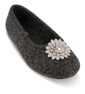 Zafary damehjemmesko antracitgrå