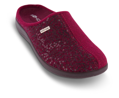 Rohde Dametøfler Rød 6550