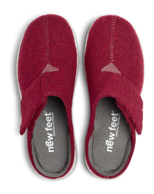New Feet Hjemmesko Bordeaux 252-24-923
