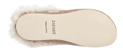 Zafary dametøffel beige