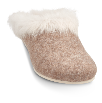 Zafary dametøffel beige