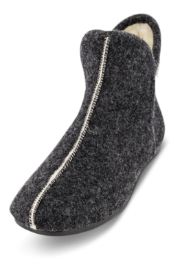 Zafary dame-tøffel antrasittgrå