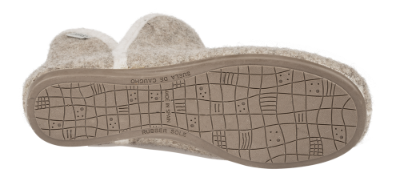 Zafary dametøffel beige