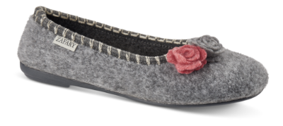 Zafary dametøffel grå