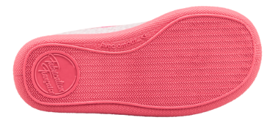 Skofus børnehjemmesko grå/fuxia
