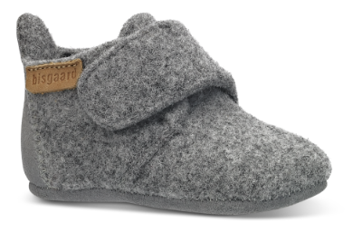 Bisgaard babytøffel grå 11200999
