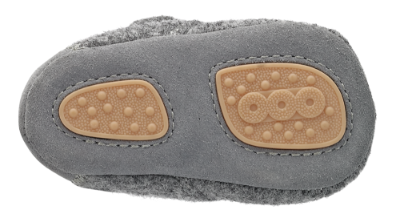 Bisgaard babytøffel grå 11200999