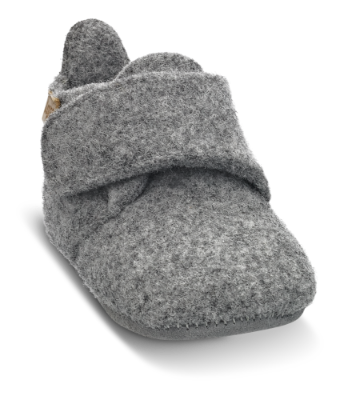 Bisgaard babytøffel grå 11200999