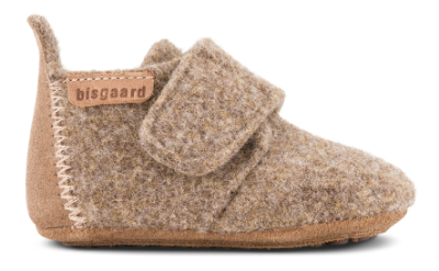 Bisgaard Baby Wool Tøffel Camel 112009991
