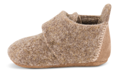 Bisgaard Baby Wool Tøffel Camel 112009991