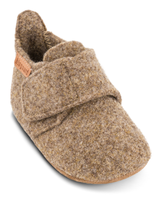 Bisgaard Baby Wool Tøffel Camel 112009991