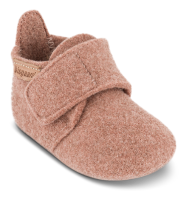 Bisgaard Baby Wool Tøffel Rosa 11200999