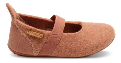 Bisgaard Ballet Wool Tøffel Rosa 11202