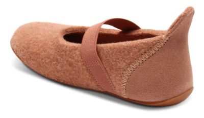 Bisgaard Ballet Wool Tøffel Rosa 11202