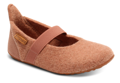 Bisgaard Ballet Wool Tøffel Rosa 11202