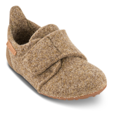 Bisgaard Casual Wool Hjemmesko Brun 11203