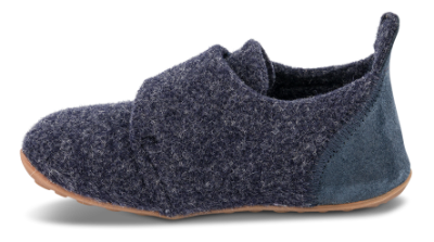 Bisgaard Casual Wool Hjemmesko Blå 11203